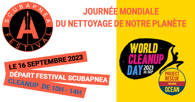  Le W(orld)C(clean)U(p)D(ay) est au festival Scubapnea